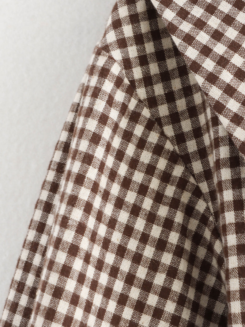 Elise Plaid Lapel Shirt