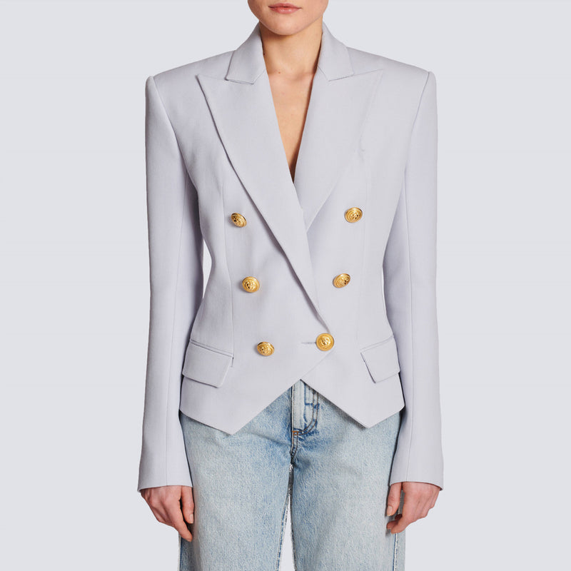 Sophie Luxury Waist-Fitted Suit Blazer
