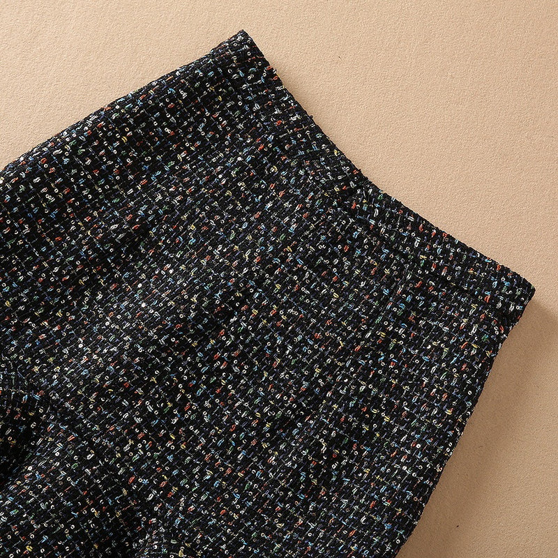 Celeste Bow-Accent Fishtail Skirt Suit