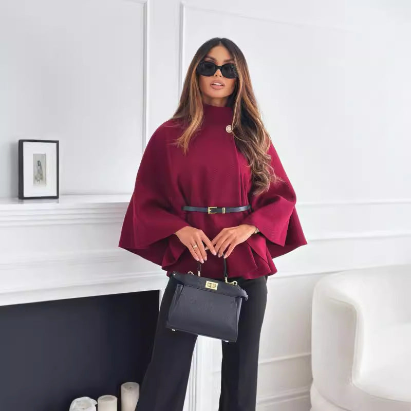Vivienne Waist-Tied Woolen Coat