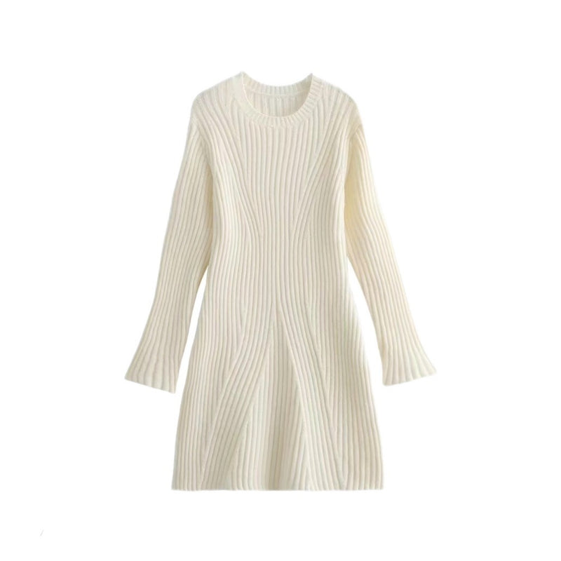 Eloise Ribbed Knitted Dress: Fall & Winter