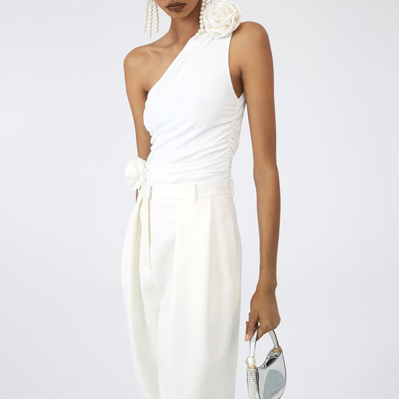 Isabella Floral Backless Top – Sexy Socialite Elegance