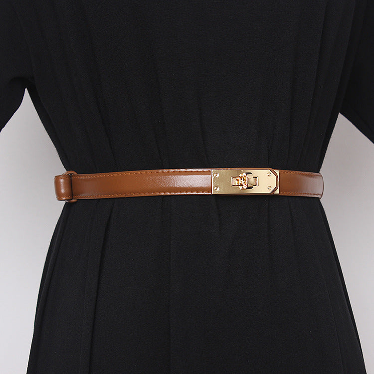 Élise Leather Waist Belt – Inspired by Timeless Elegance
