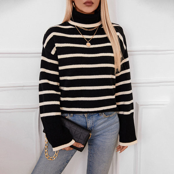 Cozy Knitted Turtleneck Sweater