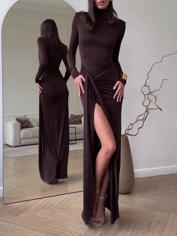 Sienna Slit Maxi Dress – Sexy Elegance