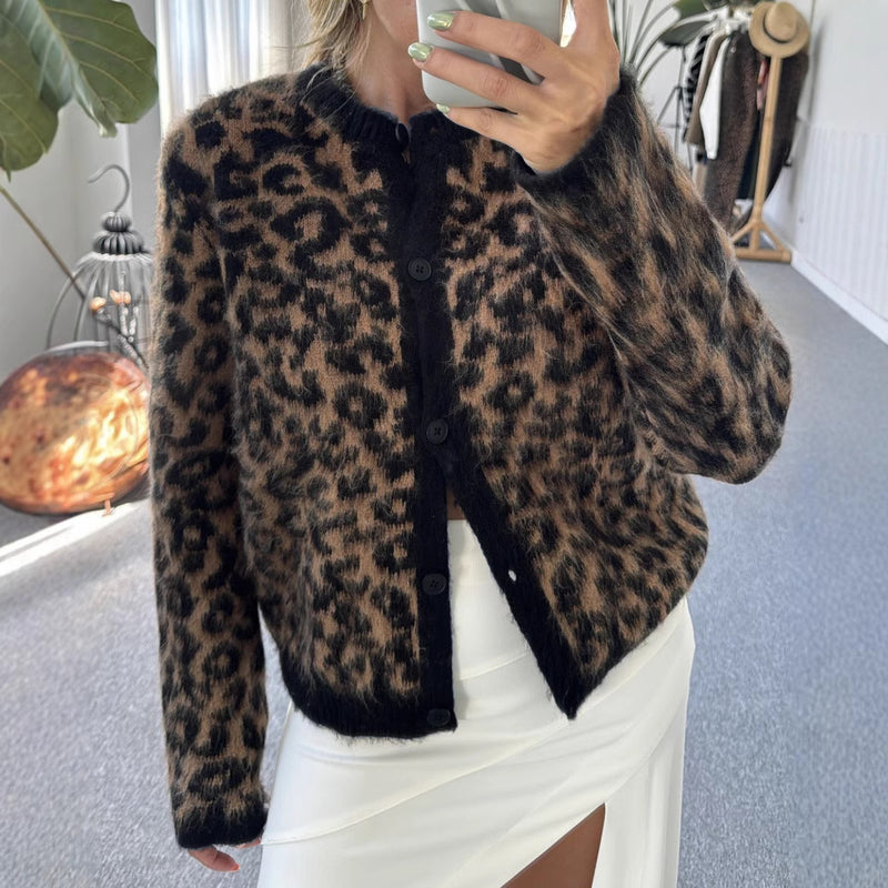 Luna Leopard-Print Sweater