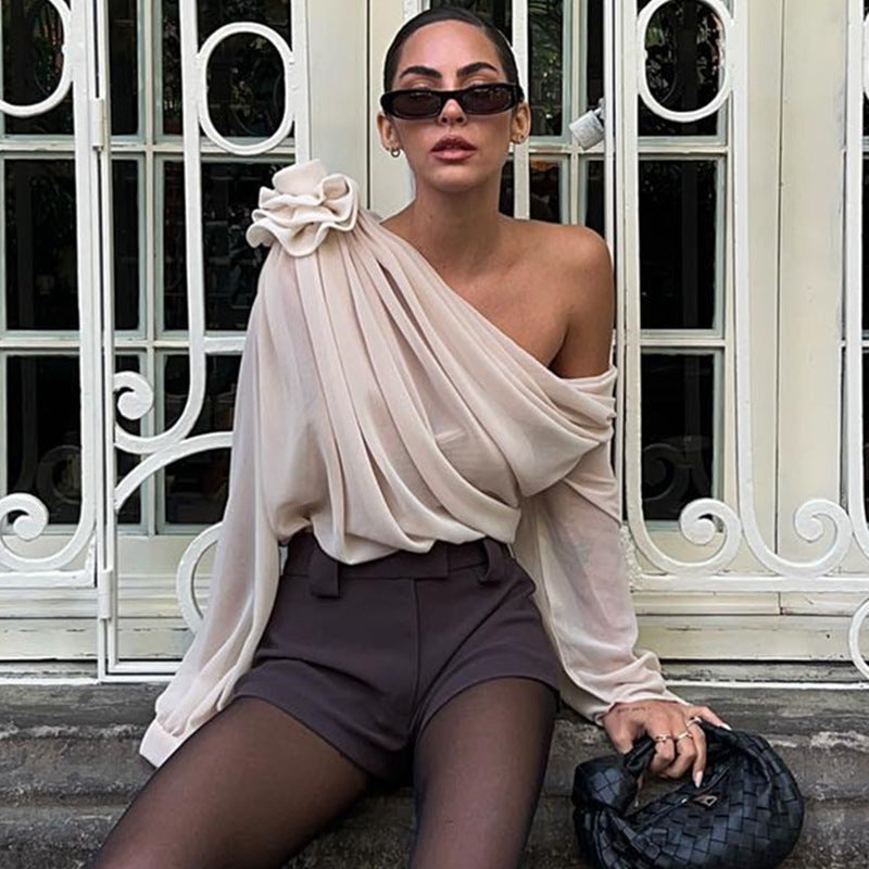 Aria Chiffon Slim Top