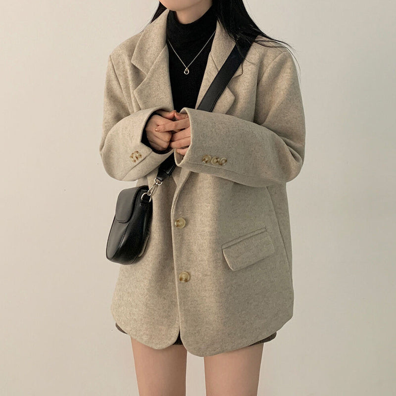 Charlotte British Woolen Blazer
