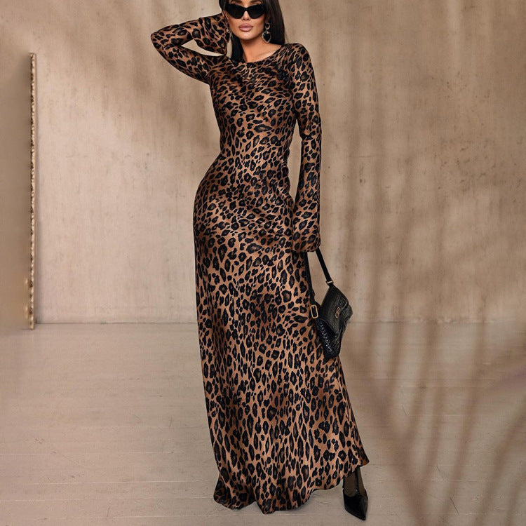 Leona Leopard Print Dress