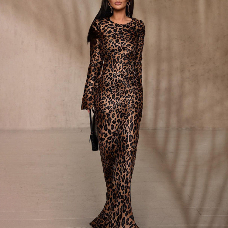 Leona Leopard Print Dress