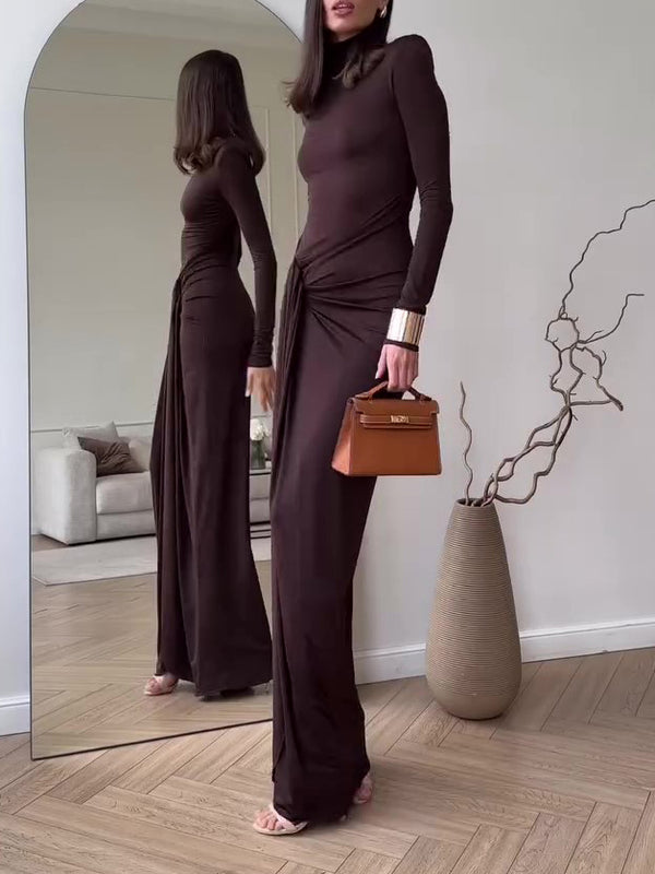 Sienna Slit Maxi Dress – Sexy Elegance