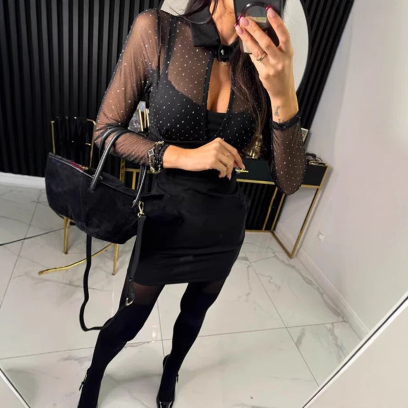 Illusion Party Dress