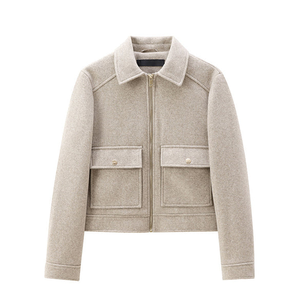 Lana Zippered Soft Jacket