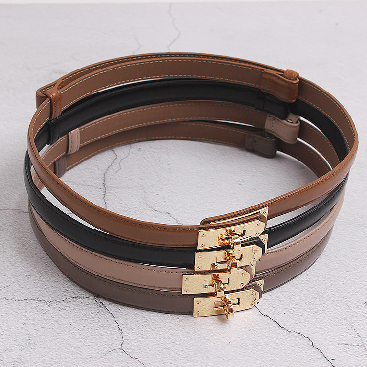Élise Leather Waist Belt – Inspired by Timeless Elegance