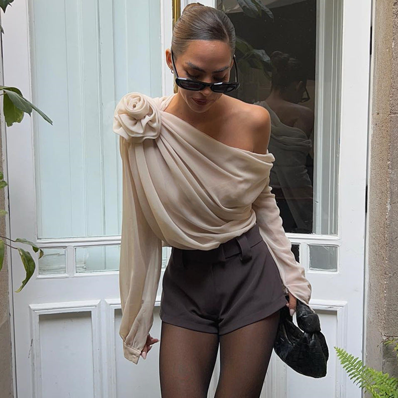 Aria Chiffon Slim Top