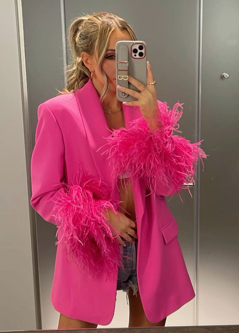 Elora Feather Blazer