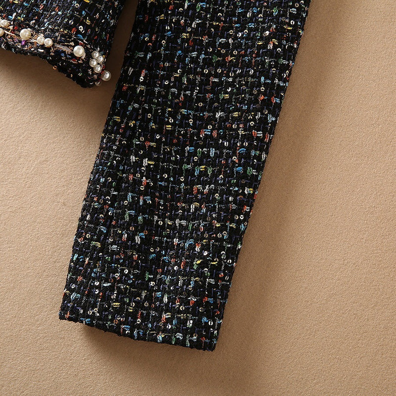 Celeste Bow-Accent Fishtail Skirt Suit