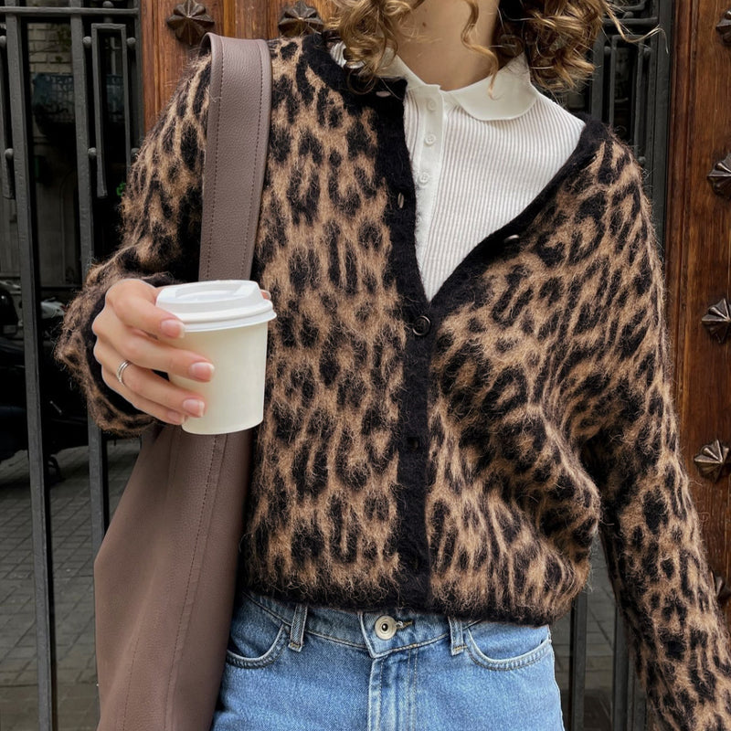 Luna Leopard-Print Sweater