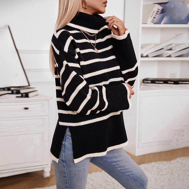 Cozy Knitted Turtleneck Sweater