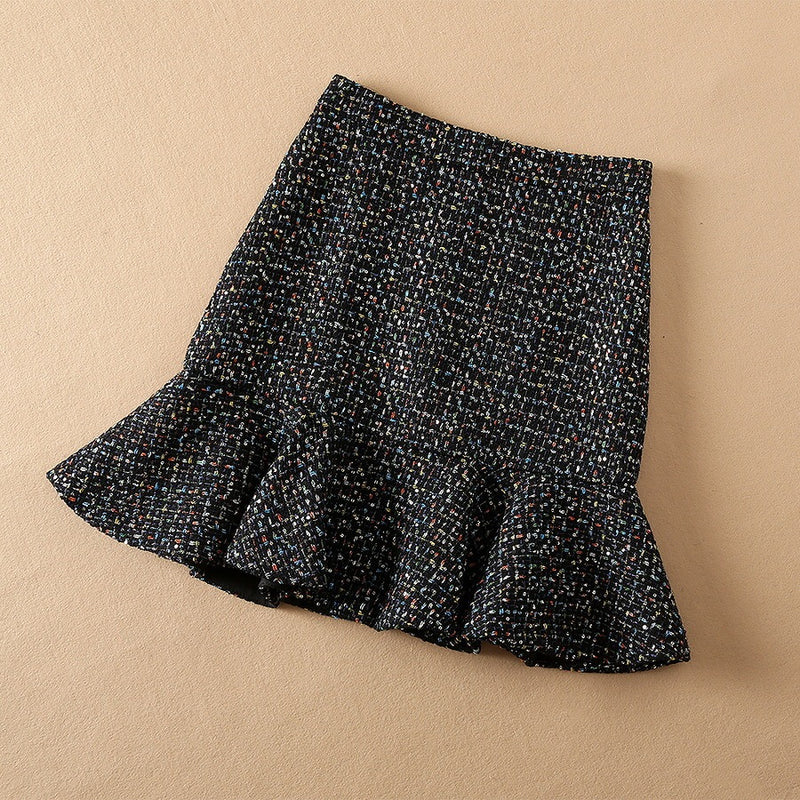 Celeste Bow-Accent Fishtail Skirt Suit