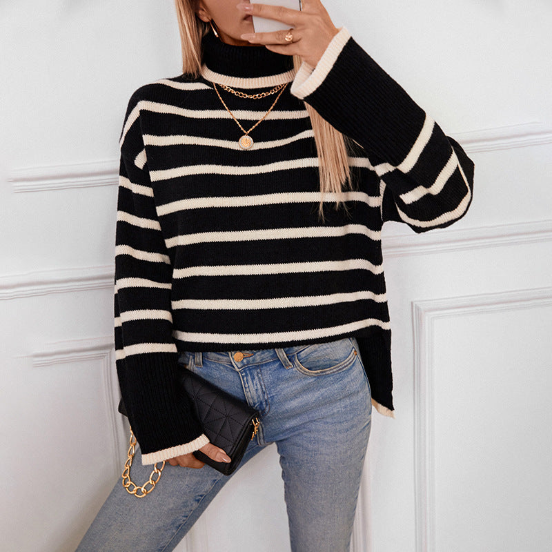 Cozy Knitted Turtleneck Sweater