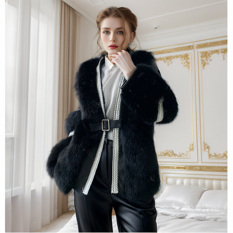 Lana Faux Fox Fur Coat