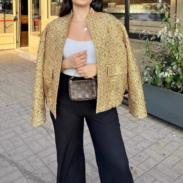 Celeste Beaded Sequin Jacket