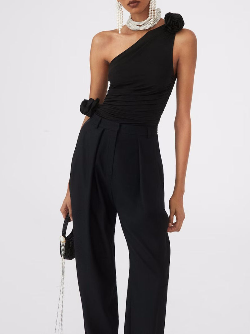 Isabella Floral Backless Top – Sexy Socialite Elegance