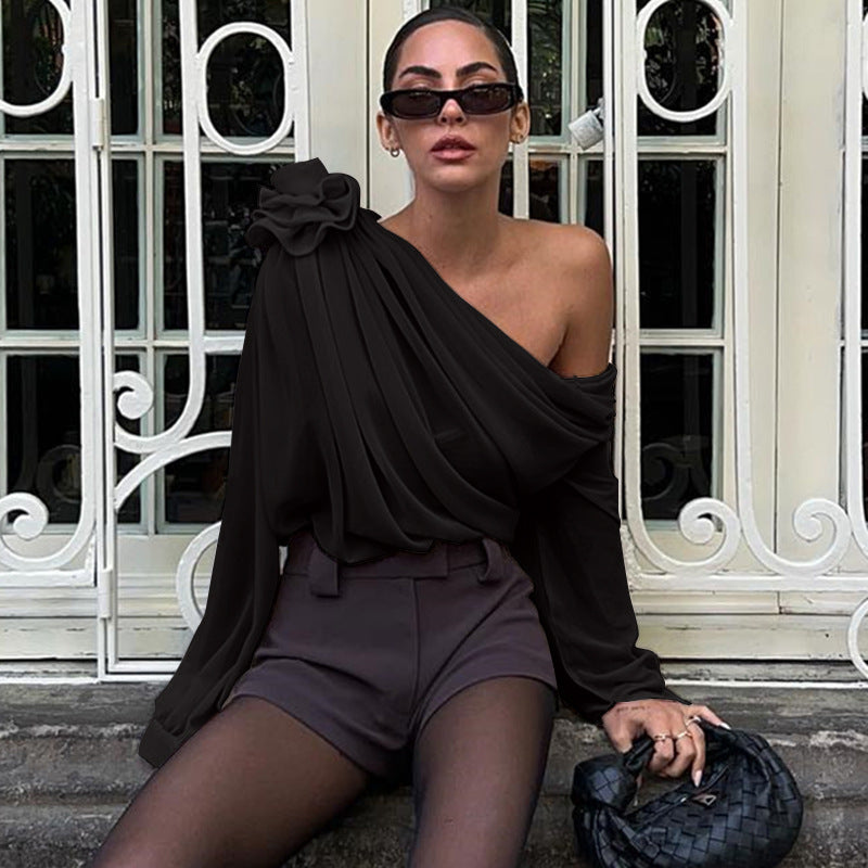 Aria Chiffon Slim Top