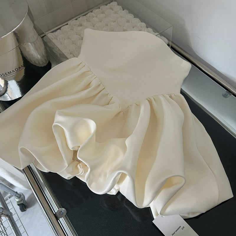 Camille Ruffled Slim Fit Top – French Summer Elegance