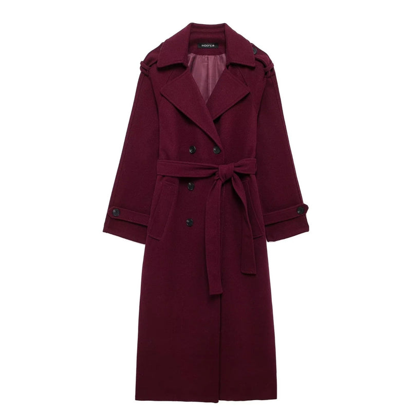 Retro Loose Casual Double-Breasted Trench Coat