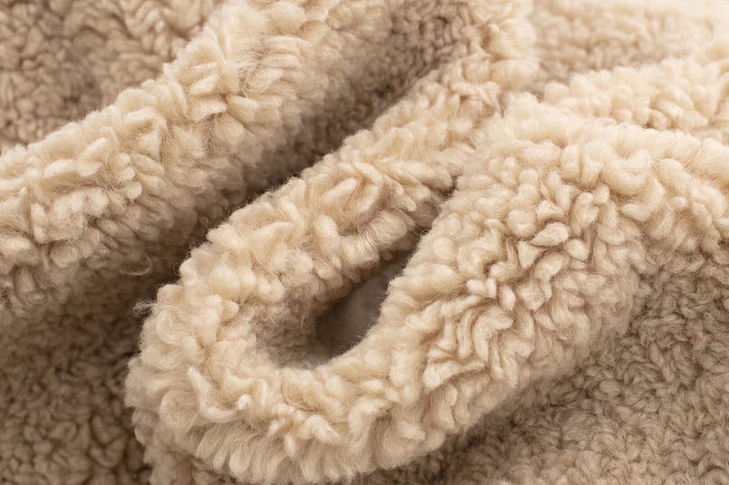 Amina Loose-Fit Long Sleeve Teddy Coat