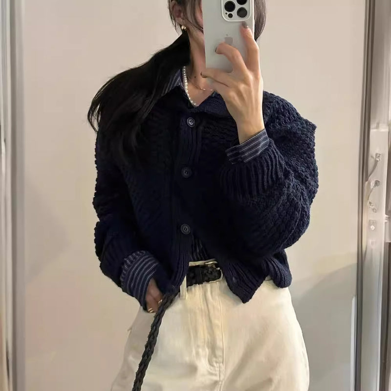 Isla Retro Chenille Cardigan