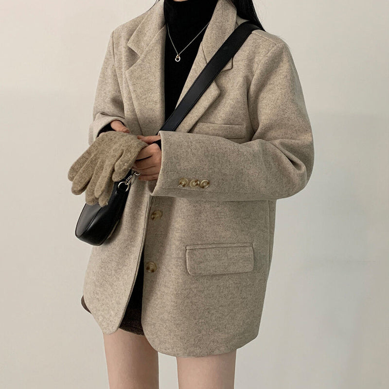 Charlotte British Woolen Blazer