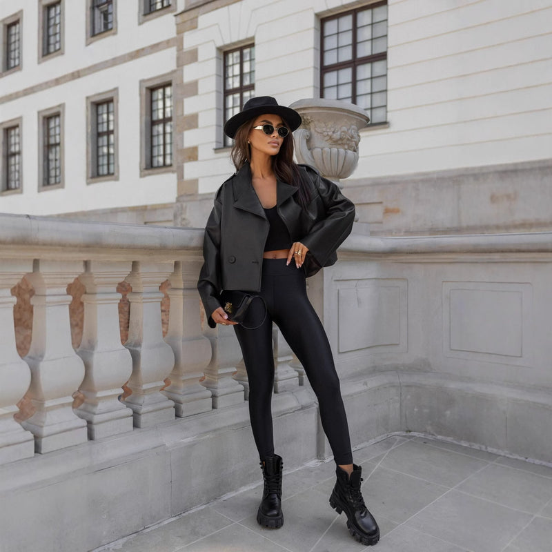 Mila Retro Leather Jacket