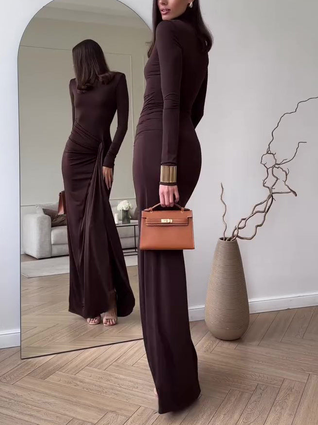 Sienna Slit Maxi Dress – Sexy Elegance